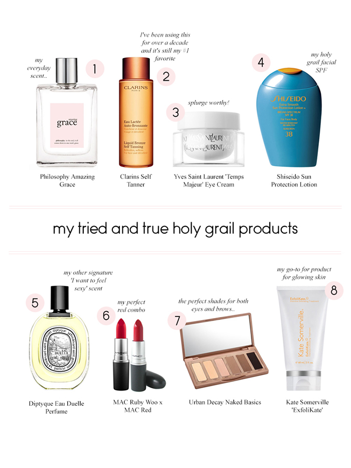 Holy Grail Beauty Favorites