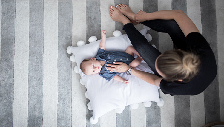 Lulu & Georgia Kendall Striped Rug - Brooklyn Blonde