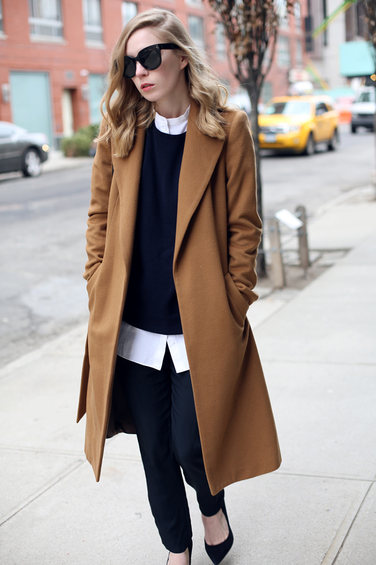 camel coat outfit inspiration