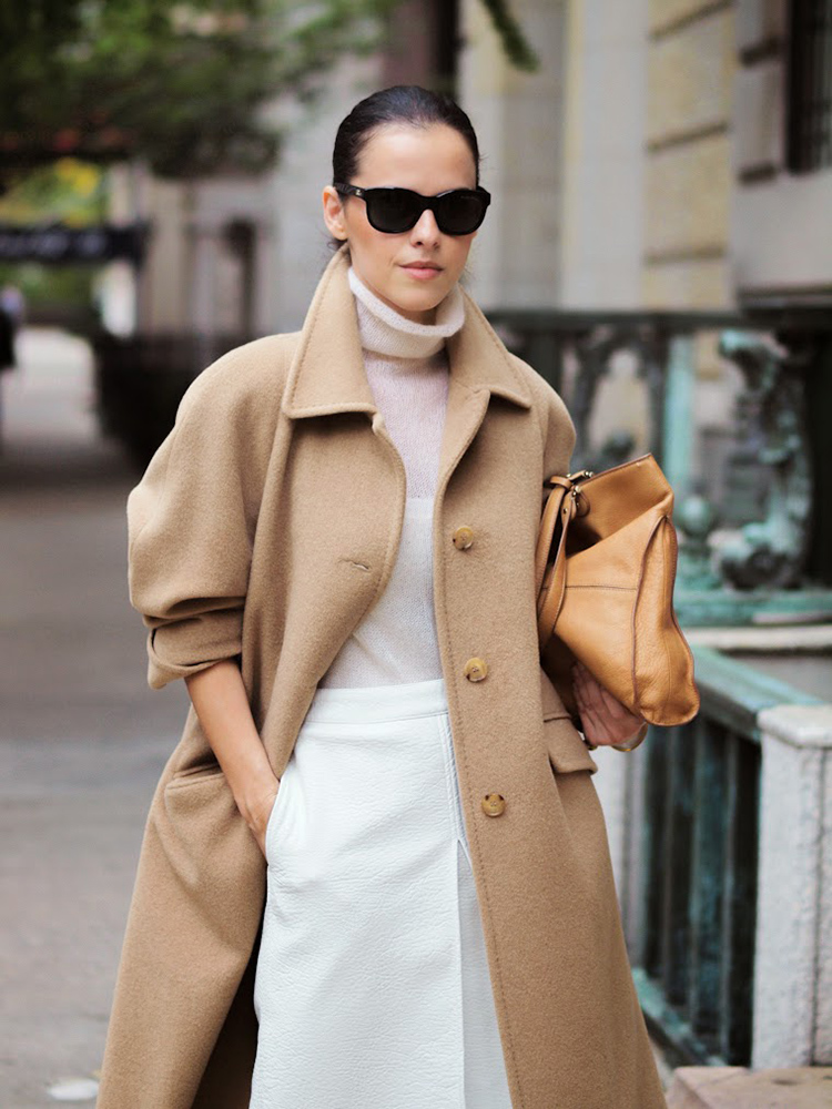 camel coat outfit inspiration