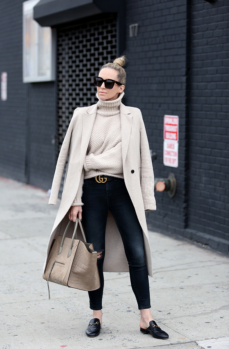 Winter Outfit Inspiration, Gucci Loafers, Helena of Brooklyn Blonde