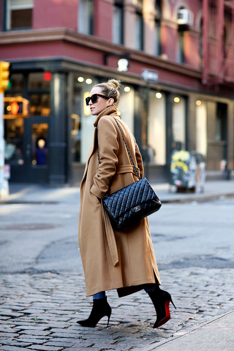 Mackage Camel Coat, Fall Coat Style, Helena of Brooklyn Blonde