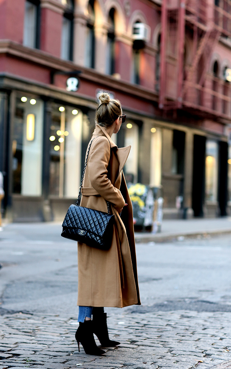 Camel Coat Inspiration | Mackage Babie Wrap Coat | Brooklyn Blonde