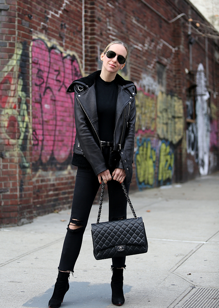 Winter Style | Black on Black | Brooklyn Blonde