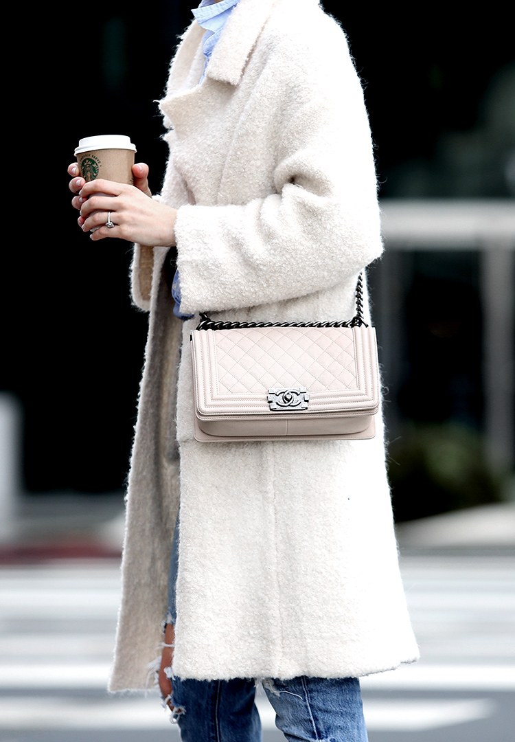 Chanel Ivory Boy Bag, Brooklyn Blonde