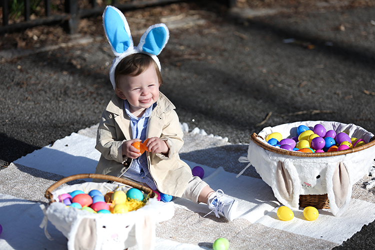 Easter Decorations | Kids Easter Party | Easter Ideas for Kids | Nate's First Easter Party | Brooklyn Blonde x Pottery Barn Kids | Brooklyn Blonde