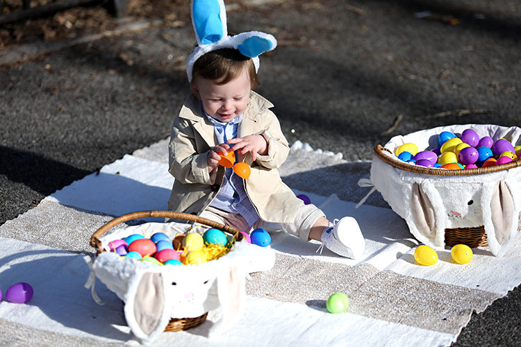 Easter Decorations | Kids Easter Party | Easter Ideas for Kids | Nate's First Easter Party | Brooklyn Blonde x Pottery Barn Kids | Brooklyn Blonde