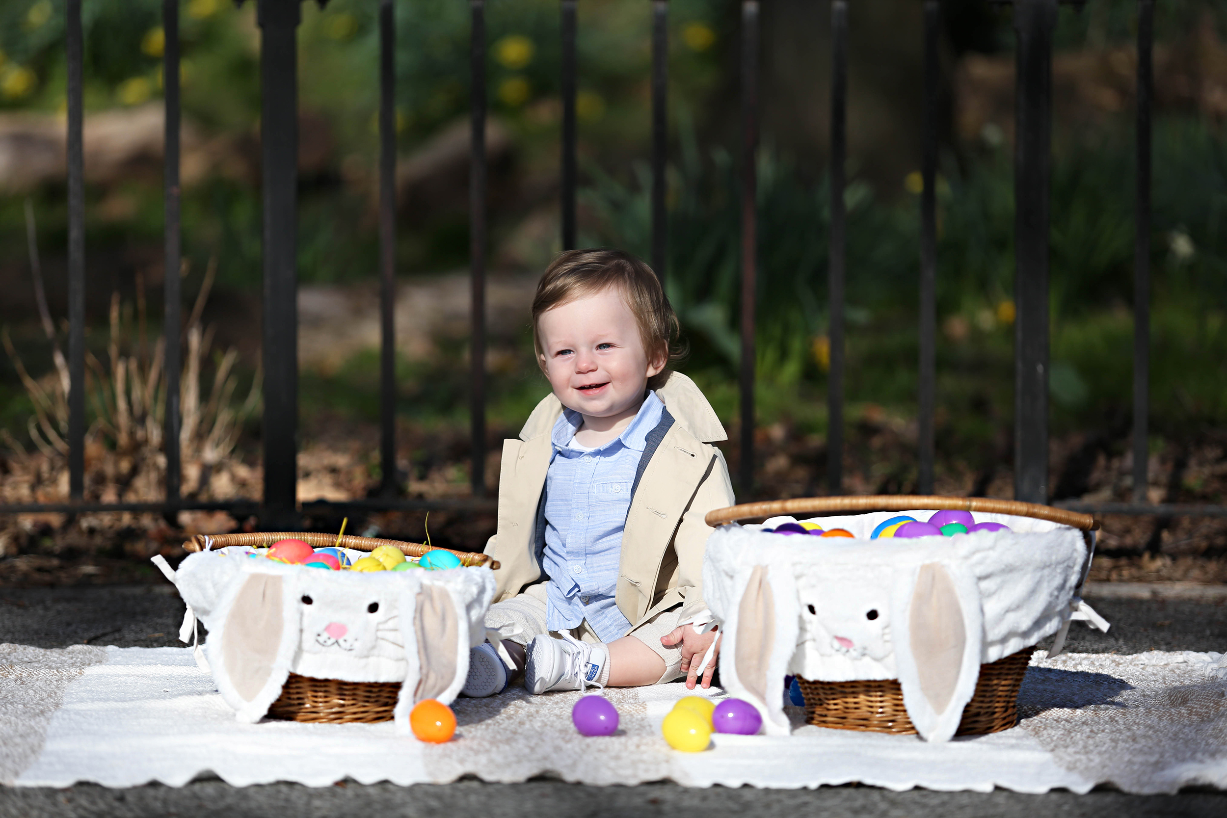 Easter Decorations | Kids Easter Party | Easter Ideas for Kids | Nate's First Easter Party | Brooklyn Blonde x Pottery Barn Kids | Brooklyn Blonde
