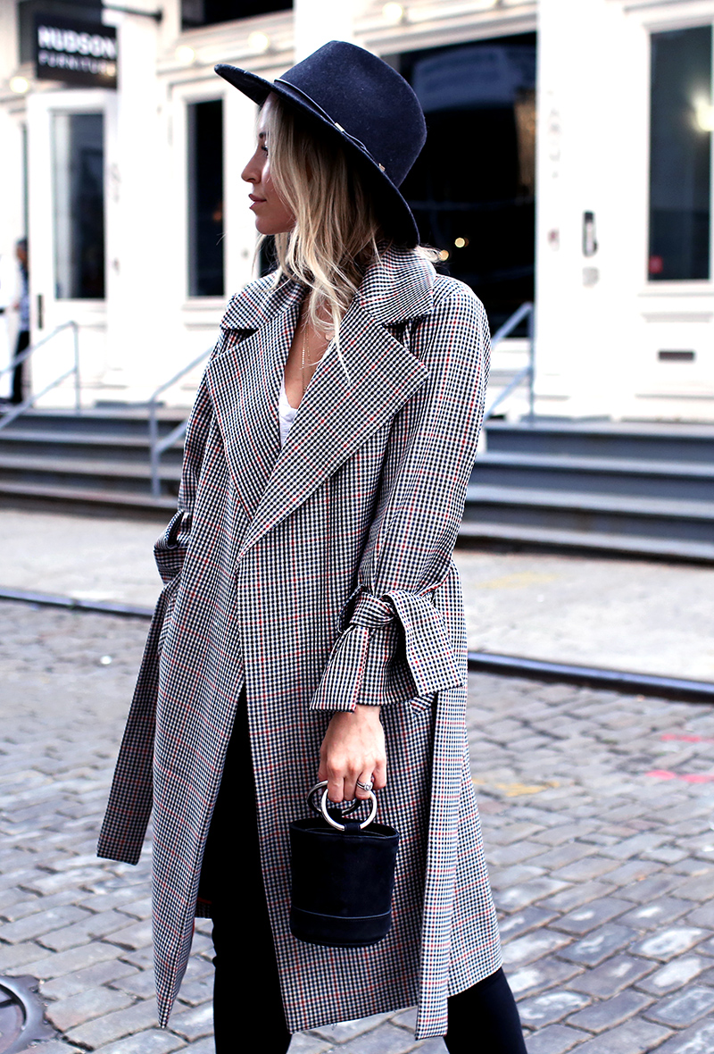 Fall Style: Plaid Trench Coat
