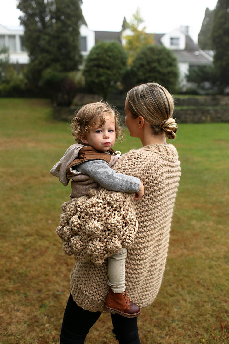 Mum's Handmade Sweater | Helena from Brooklyn Blonde