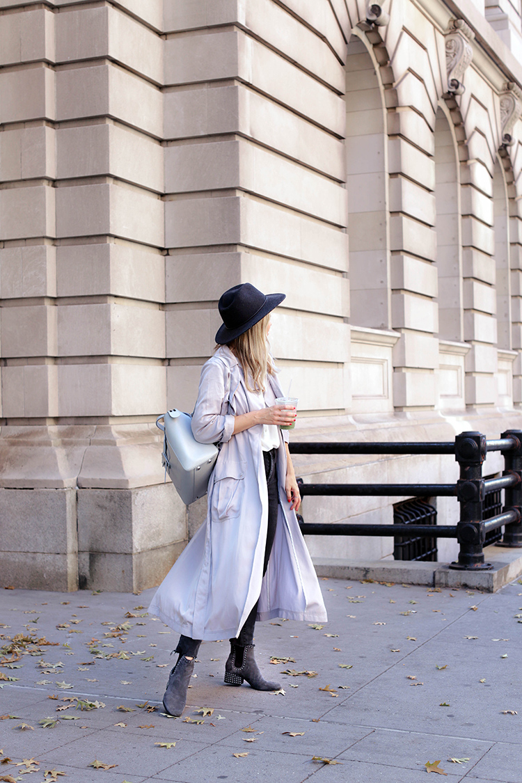 Fall Style: Trench and Marc Fisher Ankle Boots 