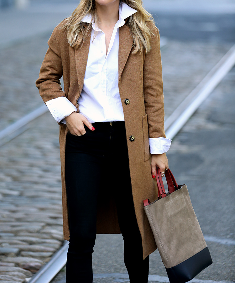 Fall/Winter Outfit Inspiration, Camel Coat, Helena of Brooklyn Blonde