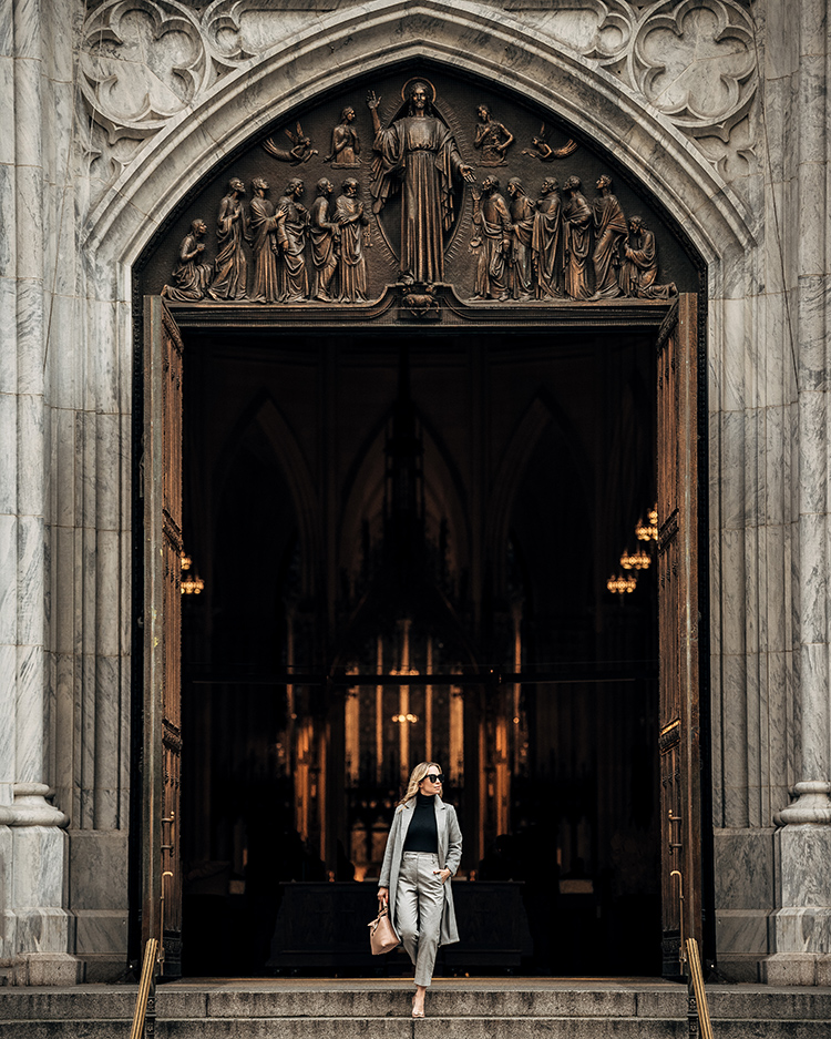 Monochromatic Outfit, Winter Style, Helena of Brooklyn Blonde