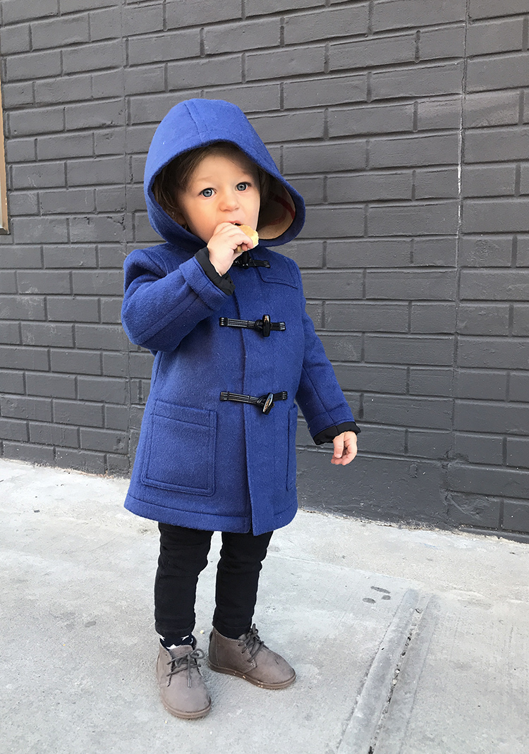 Far Fetch Kids Coat, Kidswear Style, Burberry, Winter Outfit, Helena of Brooklyn Blonde