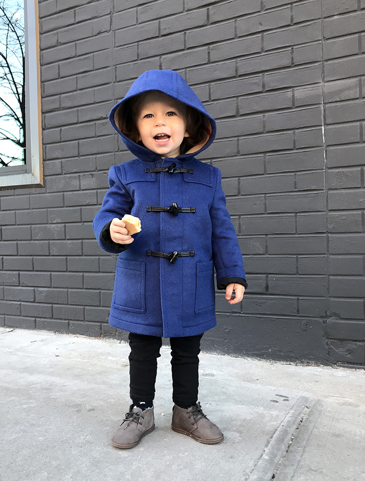 Burberry Kids Coat, Blue Kidswear Coat, Far Fetch, Helena of Brooklyn Blonde