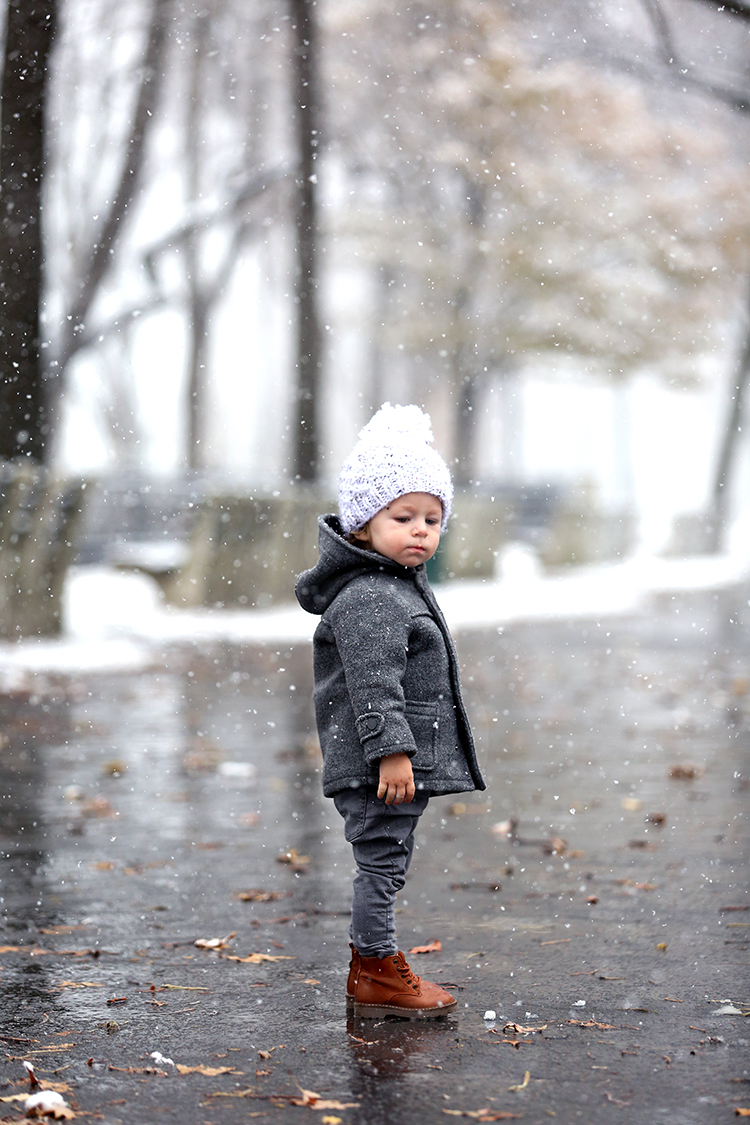 Winter Kids Style, Toddler Outfit, Snow Day, Helena of Brooklyn Blonde