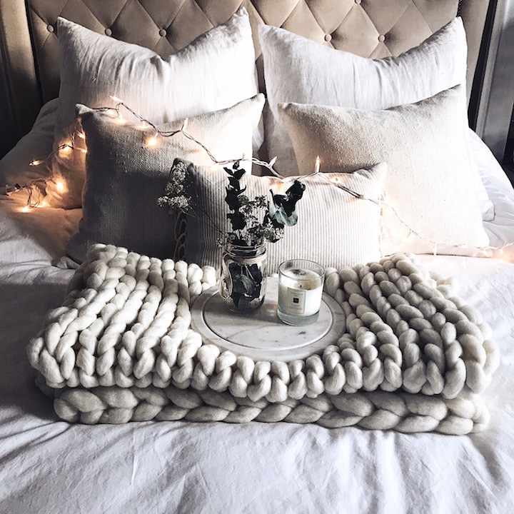 Cozy Bedding Ideas, Helena of Brooklyn Blonde