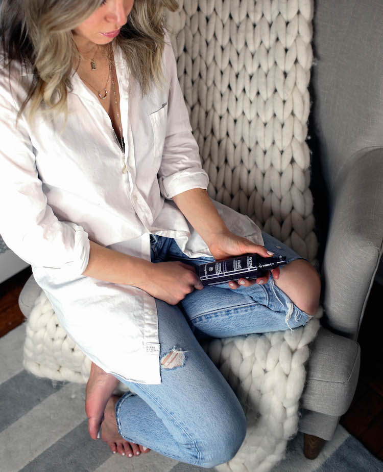 Helena of Brooklyn Blonde using the Aveda Invati Advanced, Haircare
