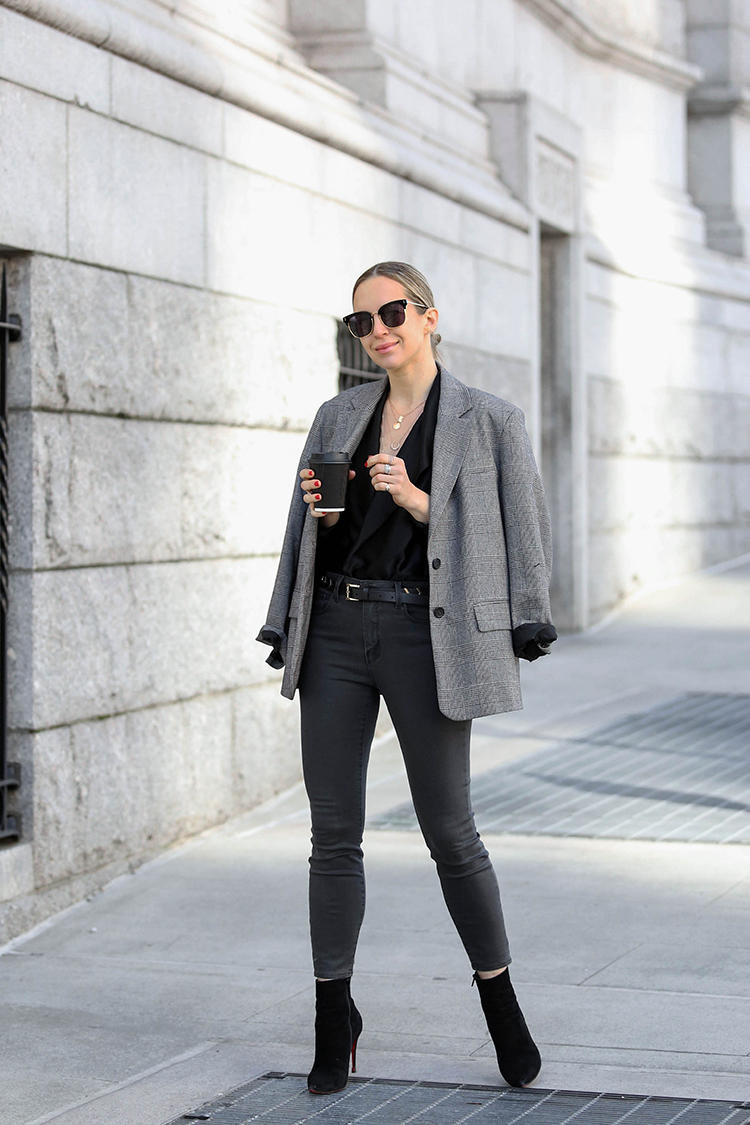 Colors In Optics, Tweed Blazer, Spring Outfit, Helena of Brooklyn Blonde