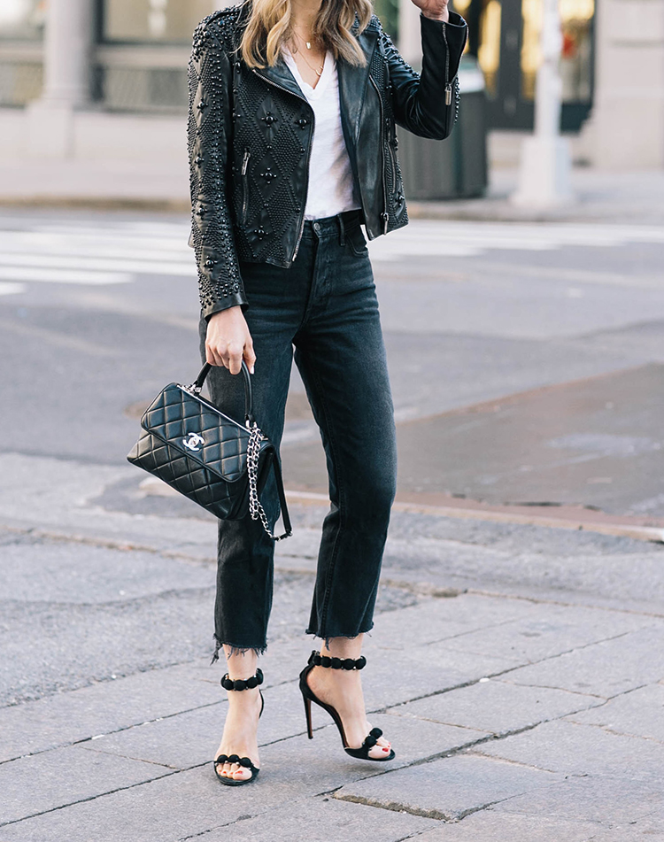 Nour Hammour, Alaia Shoes, Chanel Trendy CC Bag, Helena of Brooklyn Blonde