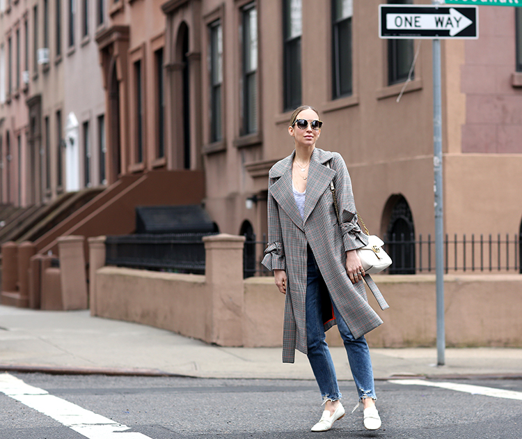 Spring Street Style, Trench Coat, Helena of Brooklyn Blonde