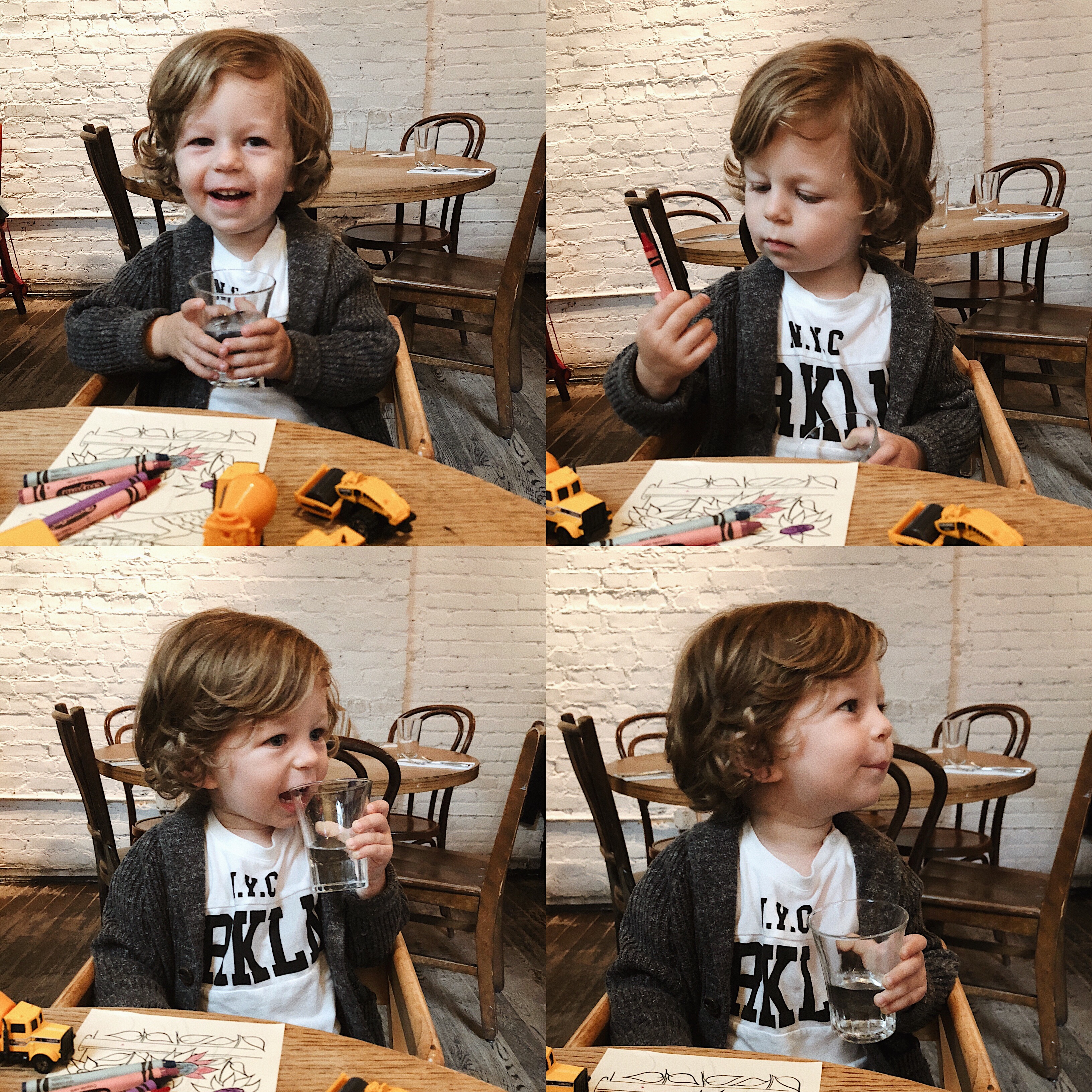 The best restaurants to dine with toddlers and children, NYC and Brooklyn. 
