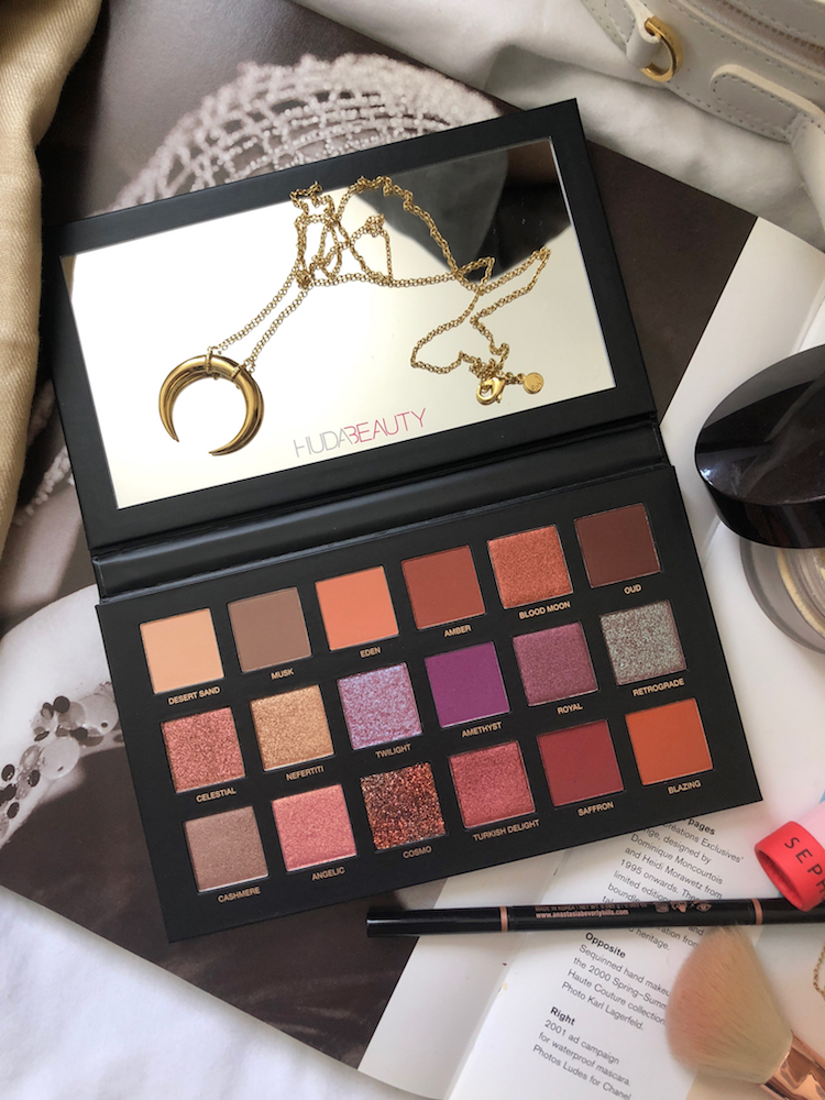 Beauty Products I'm Loving, Huda Beauty Desert Dusk Palette, Helena of Brooklyn Blonde