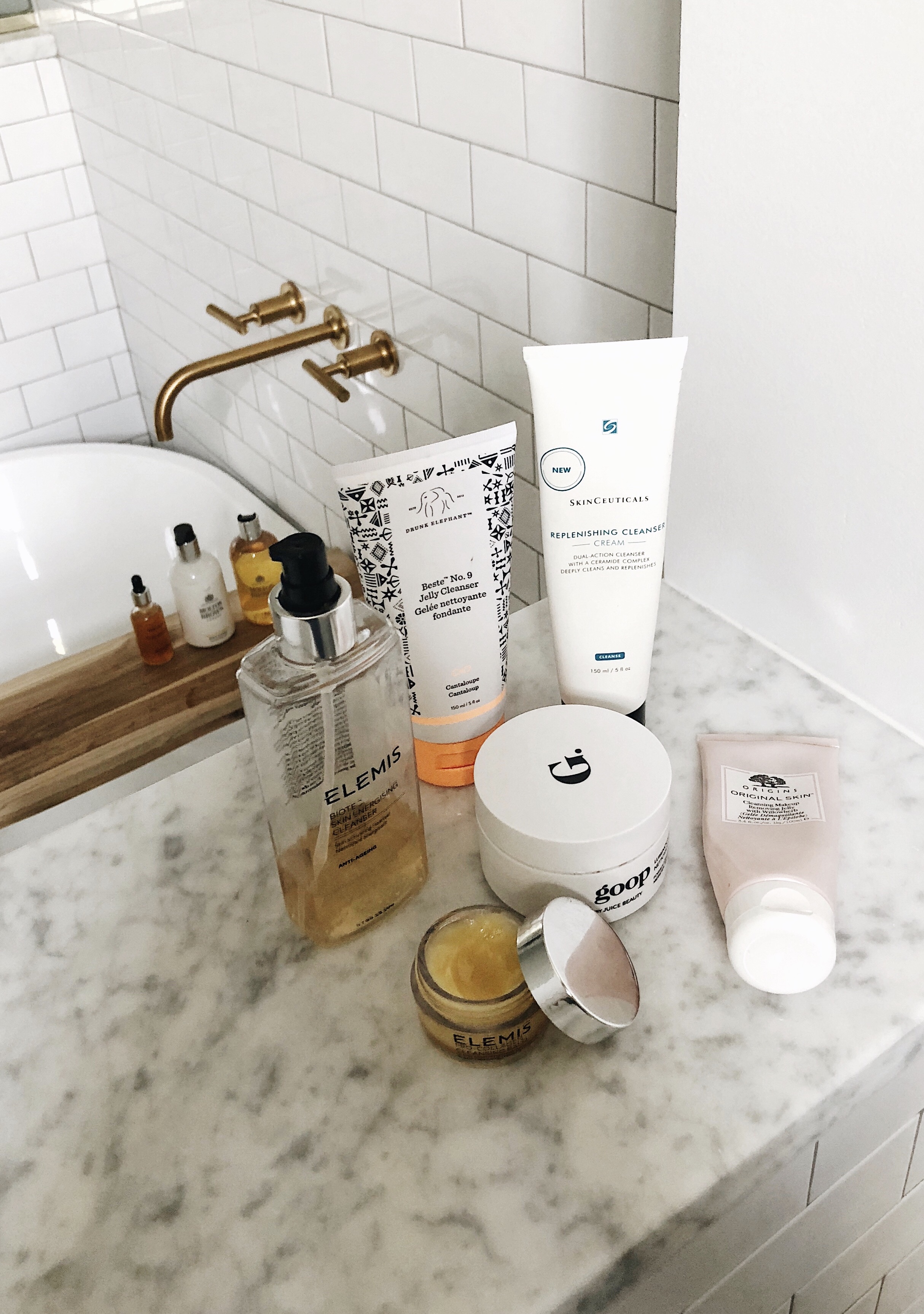 products I use for Double Cleansing