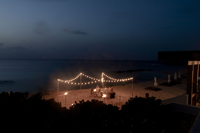 Four Seasons Anguilla, Ocean Front Evening Dining, Helena of Brooklyn Blonde
