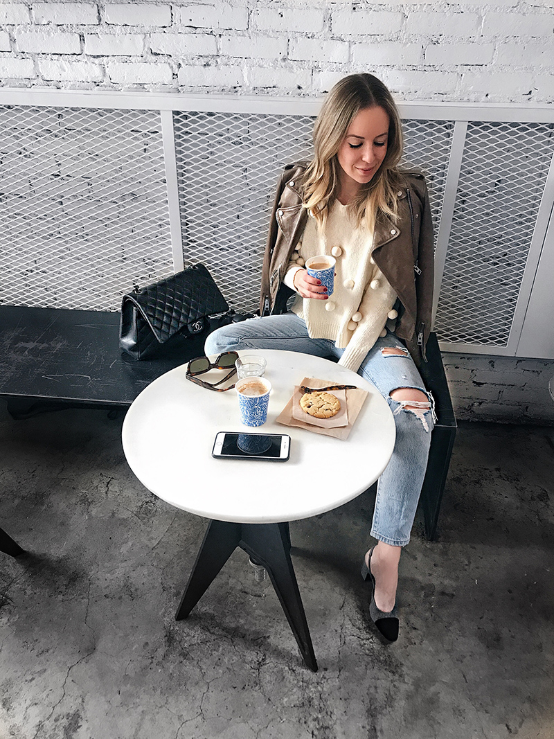 woman enjoying her coffee and coffee for Power Hour