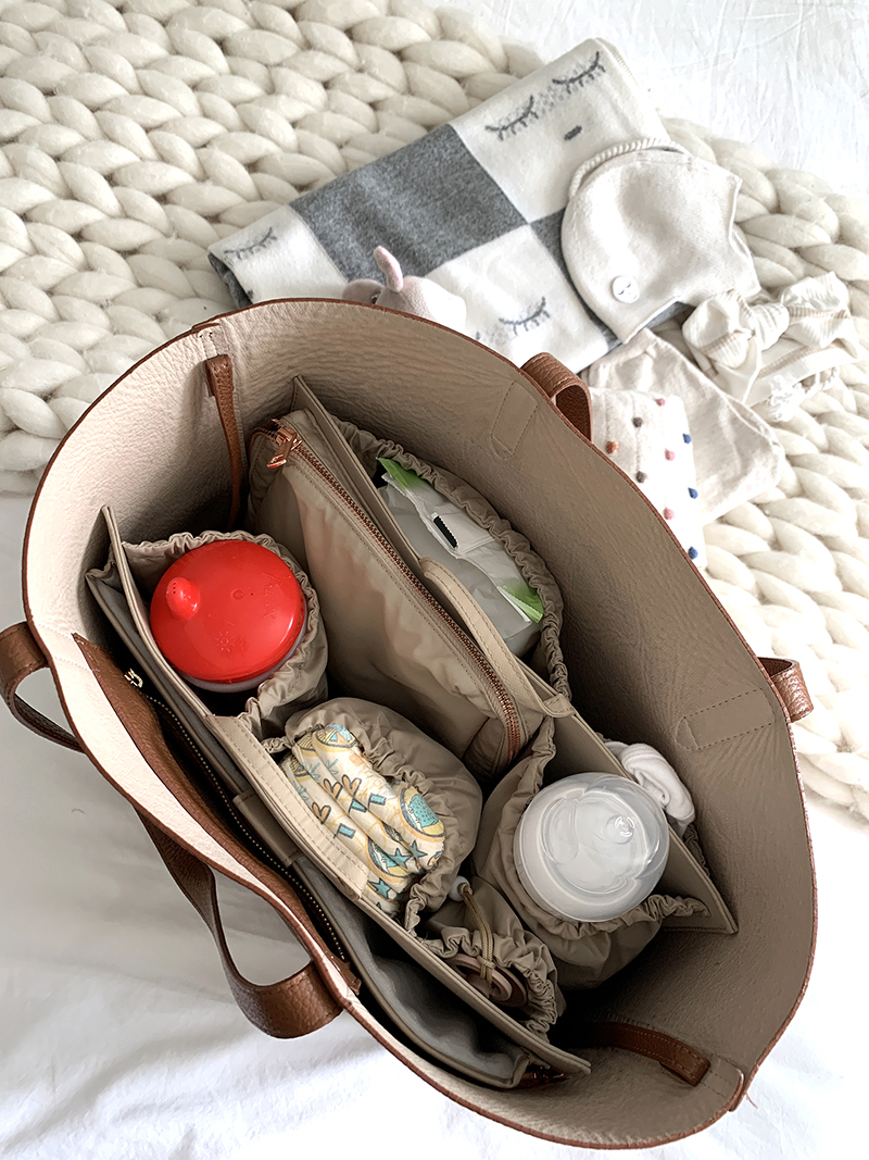 Stylish Diaper Bags -Motherhood Diaper Bag Hack, ToteSavvy Organizer, Helena of Brooklyn Blonde