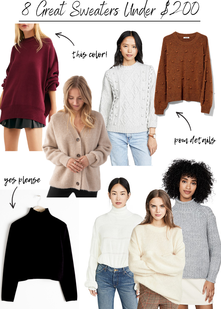 8 Great Sweaters Under $200