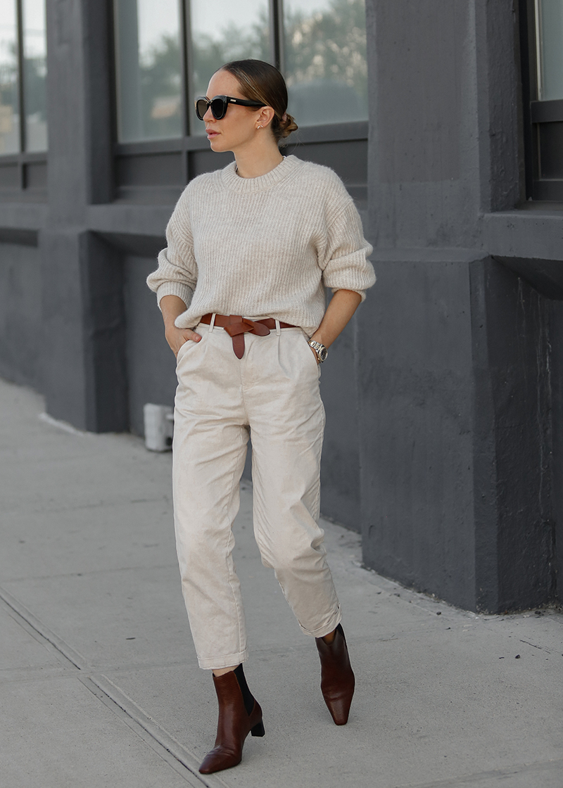 Neutral Fall Style, Relaxed Trousers Three Ways