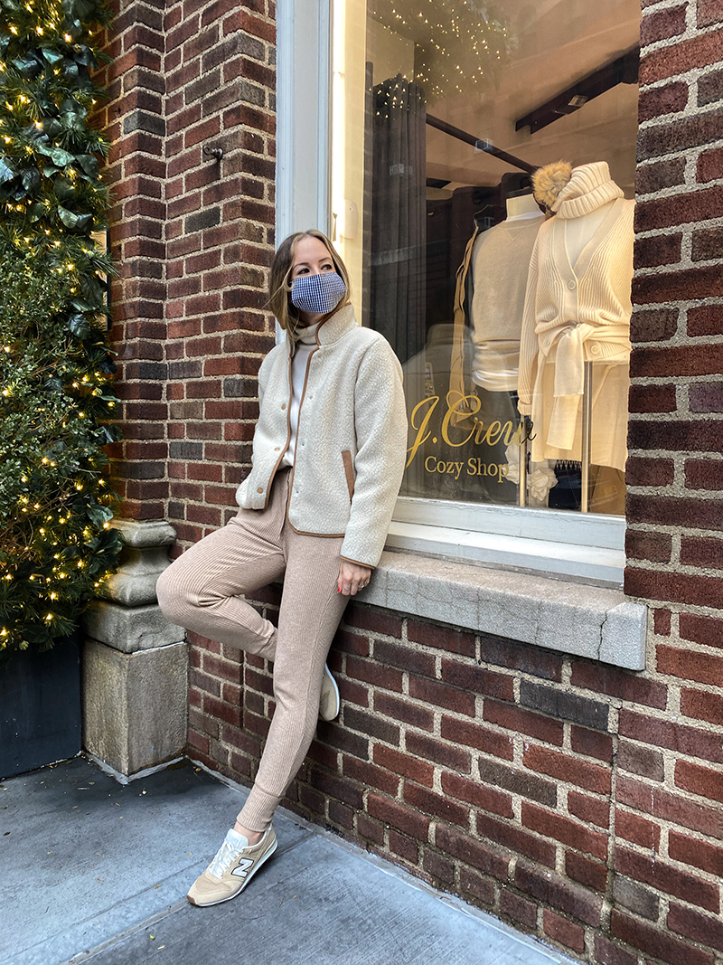 J.Crew Cozy Shop, Winter Loungewear, Cozy Knitwear, Helena of Brooklyn Blonde