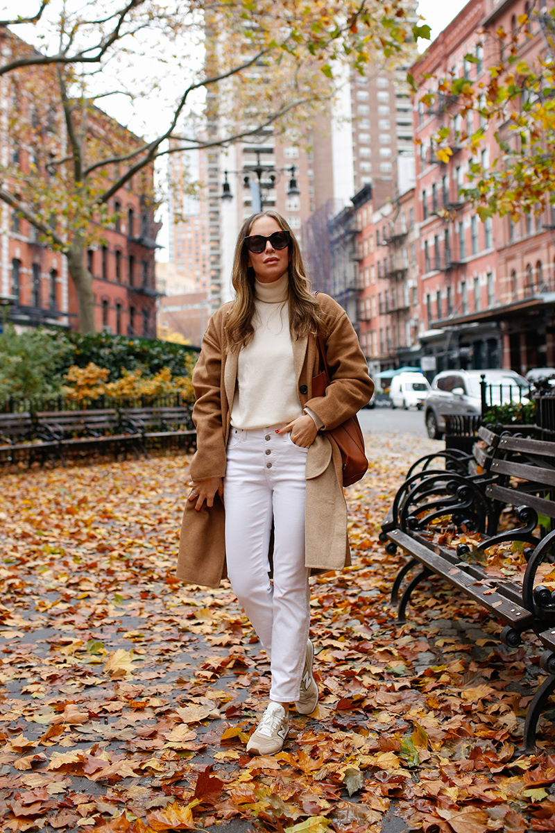 Winter Style, Cozy Knitwear, Winter Neutrals, Helena of Brooklyn Blonde