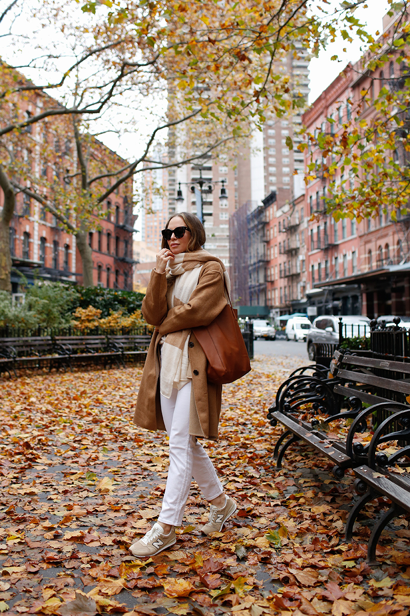 J.Crew Cozy Shop, Monochromatic Neutral Outfit, Winter Style, Helena of Brooklyn Blonde