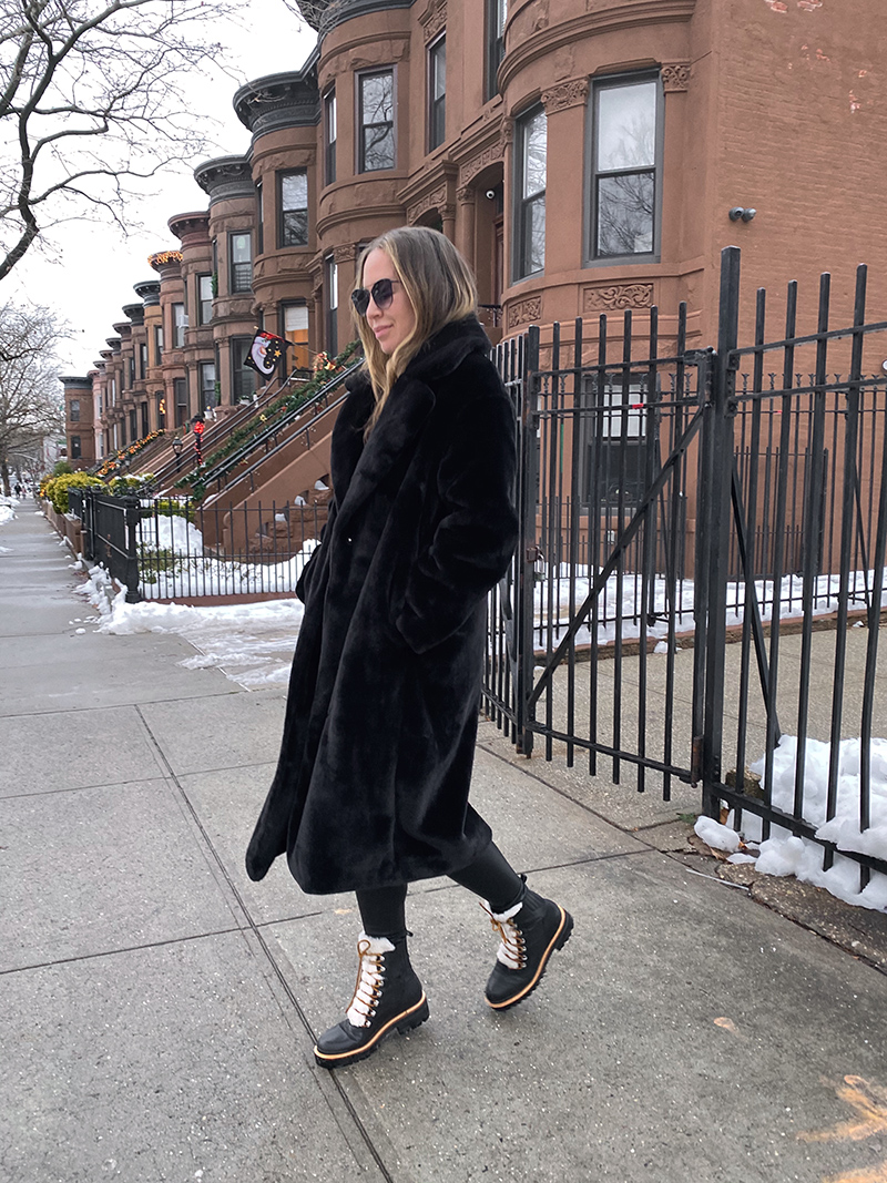 Faux Fur Coat H&M