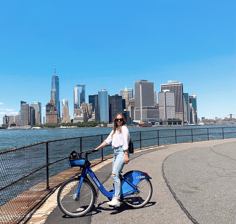 woman riding a bike and sharing links june 18 2021