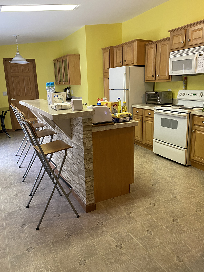 kitchen with yellow walls for Renovation Regrets Rejoices