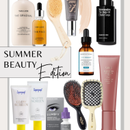 collage of favorites summer beauty edition