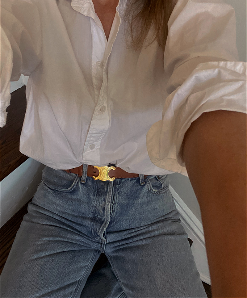 celine belt outfit