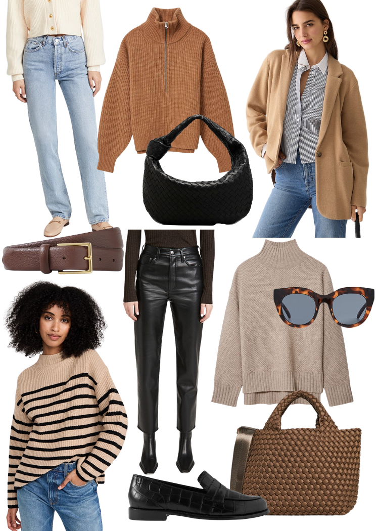 collage of Fall Feels outfit inspiration