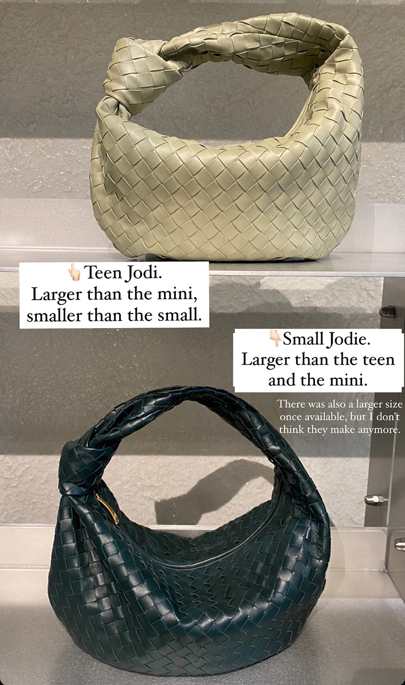 Small Bottega Jodie & What's Inside