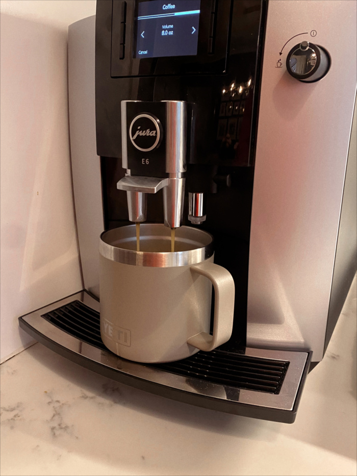 Jura E6 coffee machine one of Favorite Items from 2022