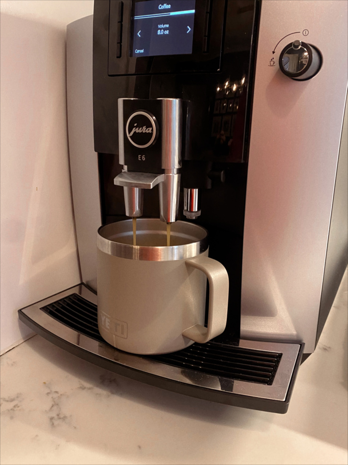 Jura E6 coffee machine one of Favorite Items from 2022