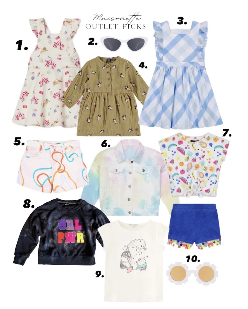 collage of Maisonette Outlet Picks for girls